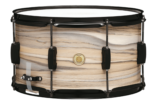 Tama Woodworks Snare Drum - 8 x 14-inch - Natural Zebrawood Wrap