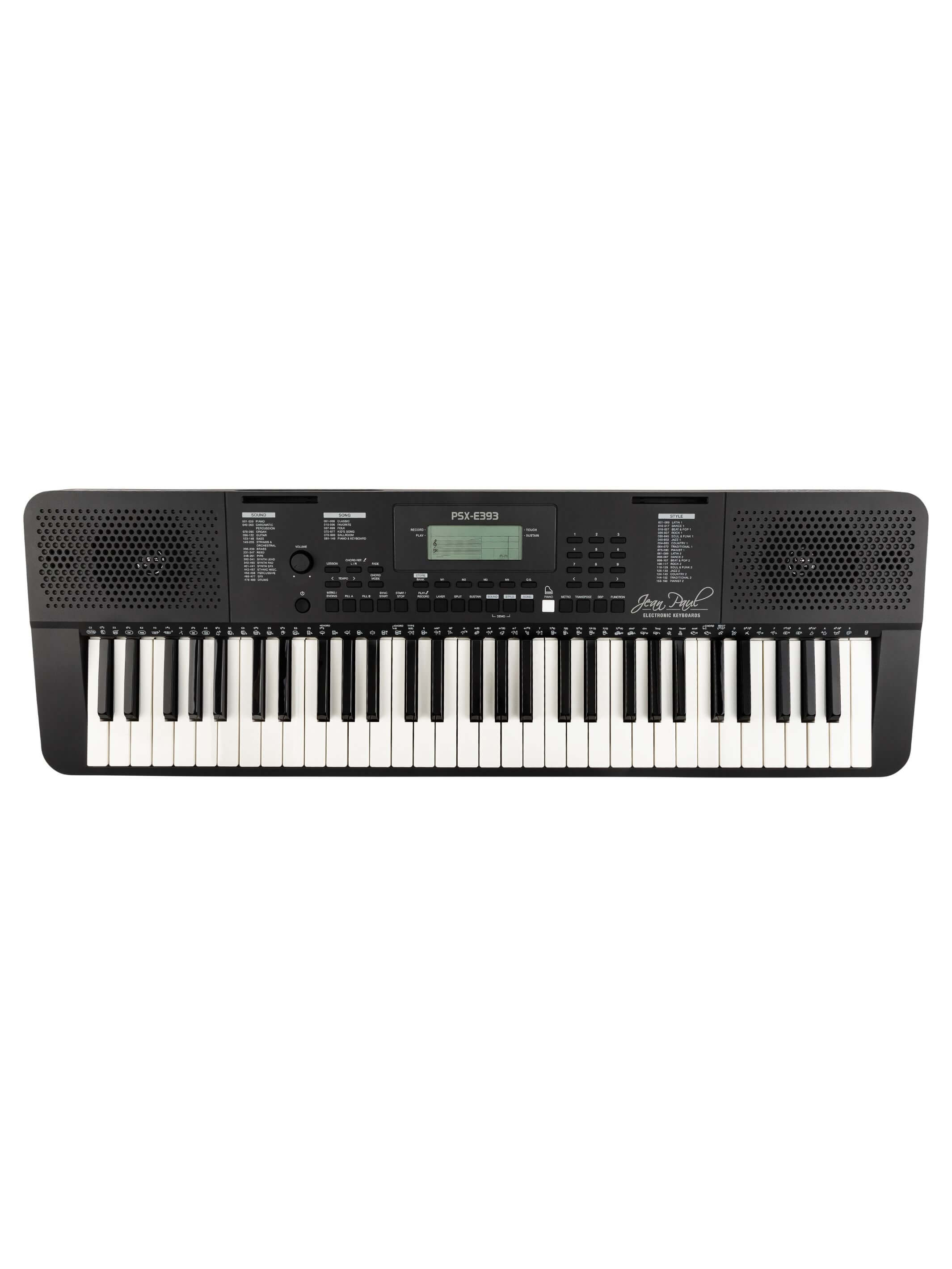 Jean Paul PSX-E393 Portable Keyboard with Power Adapter