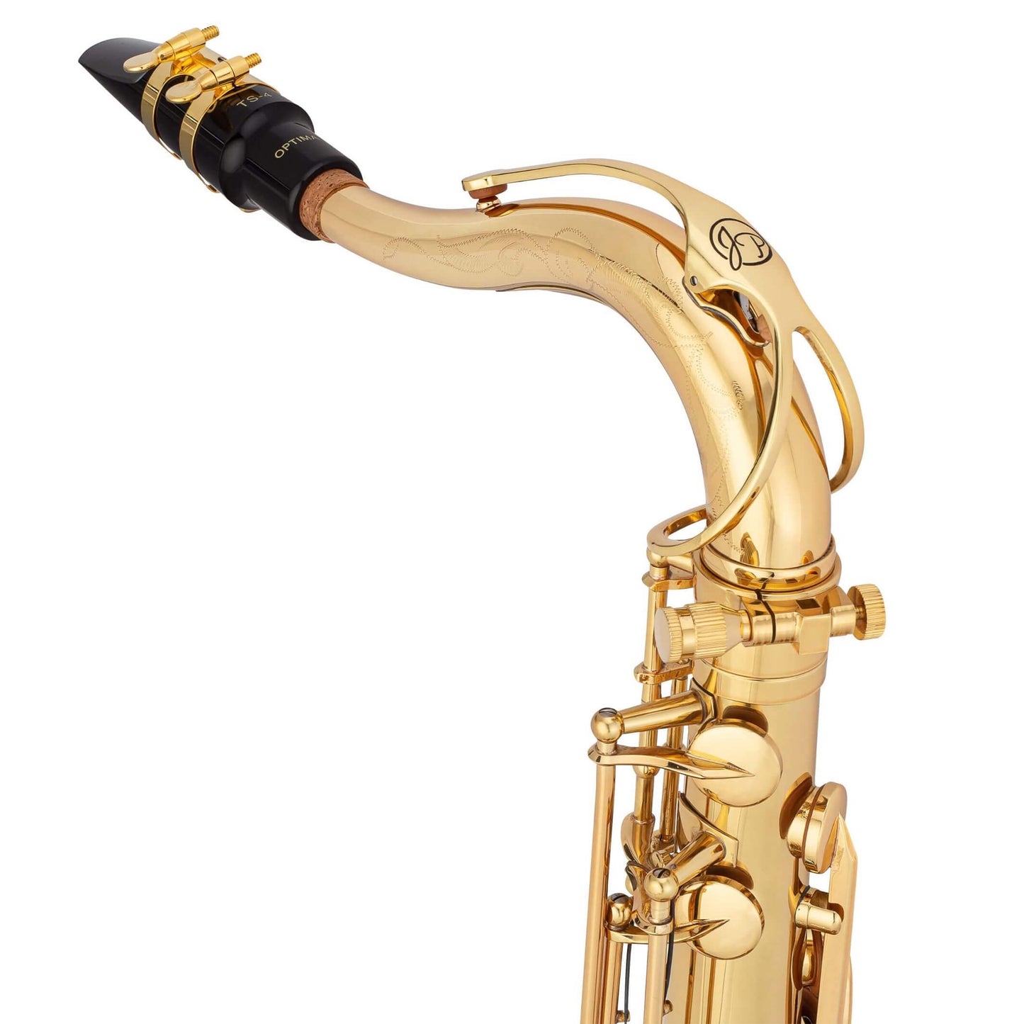 TS-860 Tenor Saxophone Neck with Mouthpiece#finish_brass