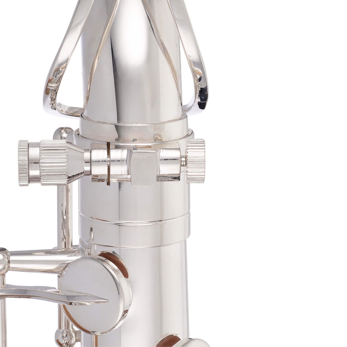 TS-860S Tenor Saxophone Silver-Plated Big Neck Screw#finish_silver