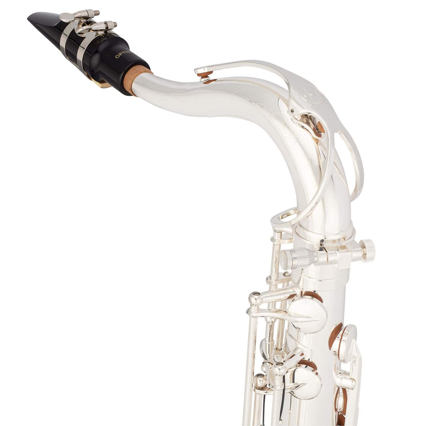 TS-860S Tenor Saxophone Silver-Plated Neck with Mouthpiece#finish_silver