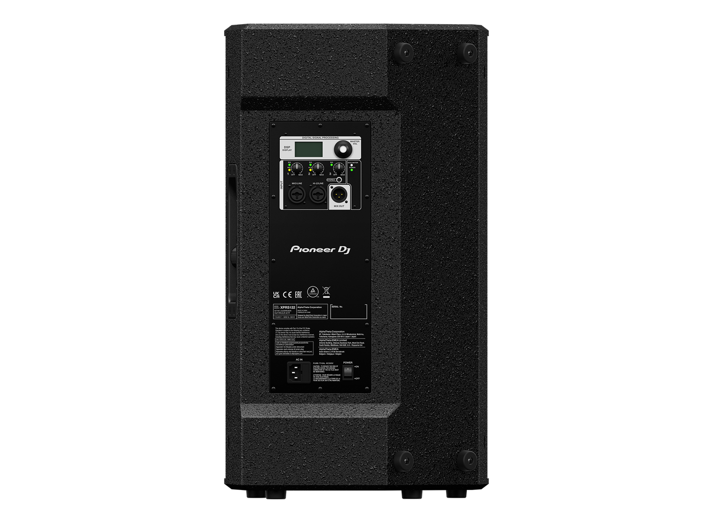 Pioneer DJ XPRS122 12-inch Active Loudspeaker Speaker - Black