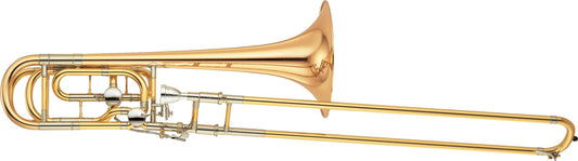 Yamaha YBL-822G Xeno Professional Bass Trombone - Clear Lacquer with Gold Brass Bel