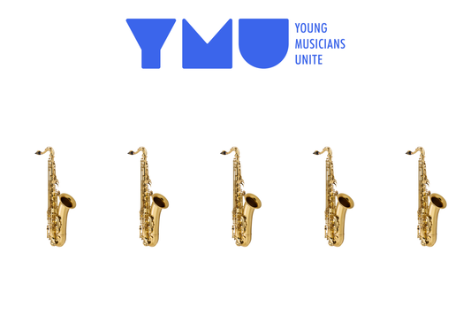 5x Jean Paul TS-400 Student Tenor Saxophones for YMU