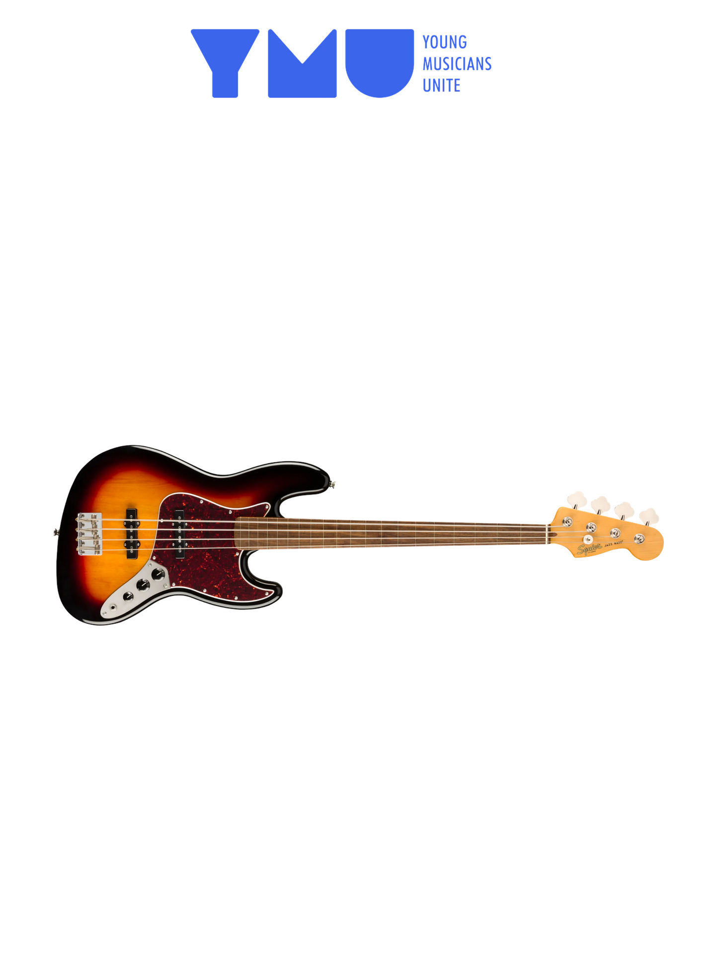 Squier Classic Vibe '60s Fretless Jazz Bass for YMU