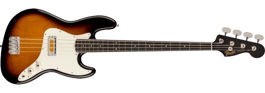Fender Gold Foil Jazz Bass 4-string Bass Guitar - 2-color Sunburst