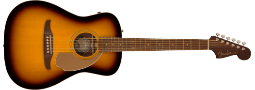 Fender  Malibu Player, Walnut Fingerboard, Gold Pickguard, Sunburst