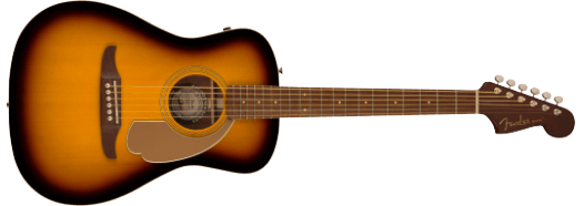 Fender Malibu Player, Walnut Fingerboard, Gold Pickguard, Sunburst