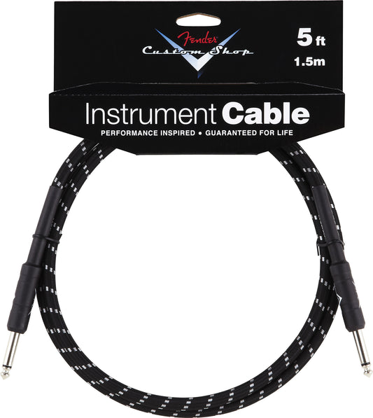 Fender® Custom Shop Performance Series Cable, 5', Black