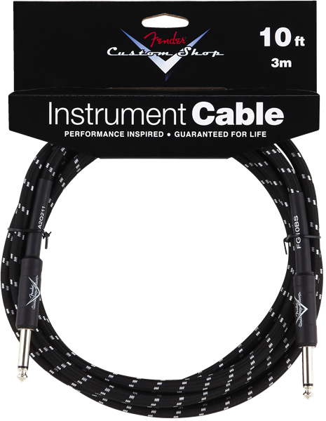 Fender 0990820035 FENDER® CUSTOM SHOP CABLES (STRAIGHT-STRAIGHT ANGLE)