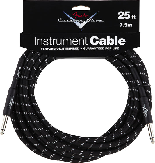 Fender® Custom Shop Performance Series Cable, 25', Black