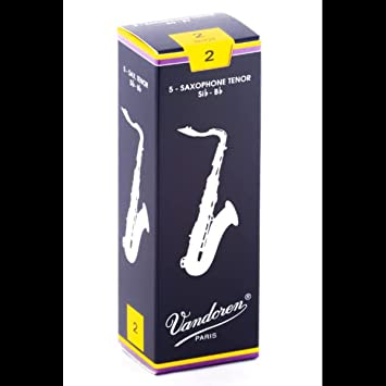Vandoren SR222 - Traditional Tenor Saxophone Reeds - 2.0 (5-pack)