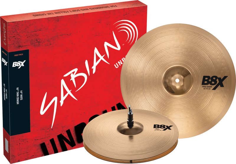 Sabian B8X First Cymbal Set - 14/16 inch