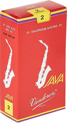 Vandoren Alto Sax JAVA Red Reeds Box of 10