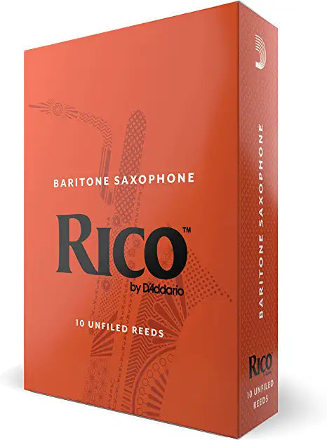 D'Addario RLA1025 - Rico Baritone Saxophone Reeds - 2.5 (10-pack)