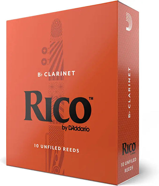 D'Addario RCA10 Rico Bb Clarinet Reed - 2.5 (10-pack)