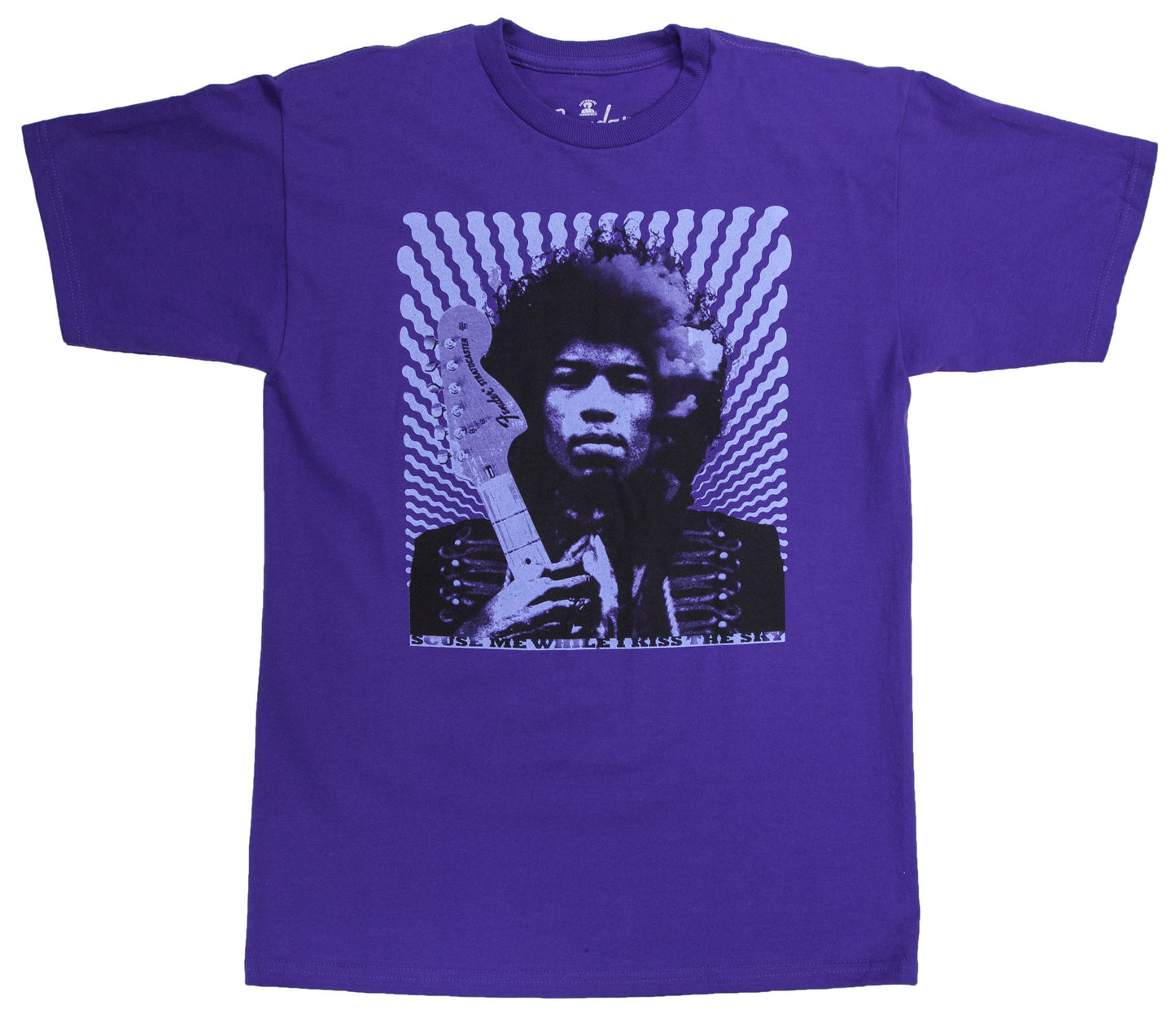 Fender® Jimi Hendrix "Kiss the Sky" T-Shirt, Purple, L