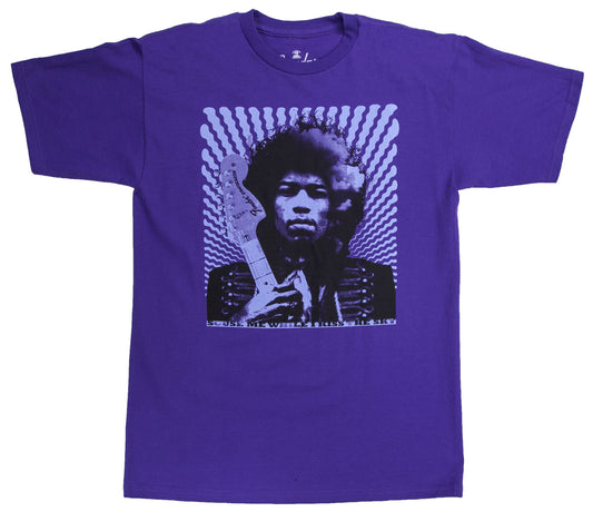 Fender® Jimi Hendrix "Kiss the Sky" T-Shirt, Purple, XL
