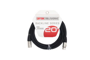 Gator Cableworks Backline Series 20 Foot XLR Microphone Cable