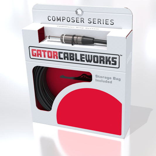 Gator Cableworks Composer Series 25 Foot TS To Twist Lock Connector Speaker Cable