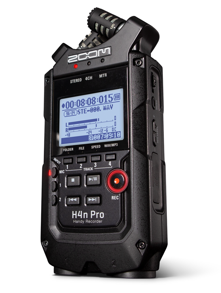 Zoom H4n Pro 4-Channel Handy Recorder, Black