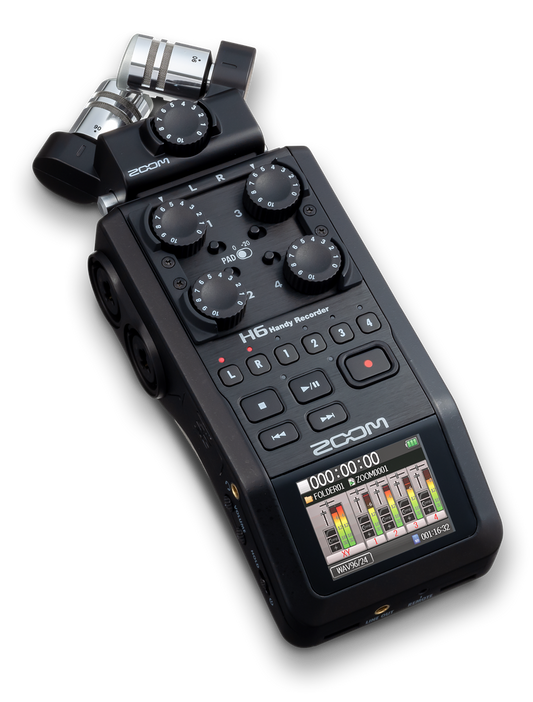 Zoom H6 All Black Handy Recorder