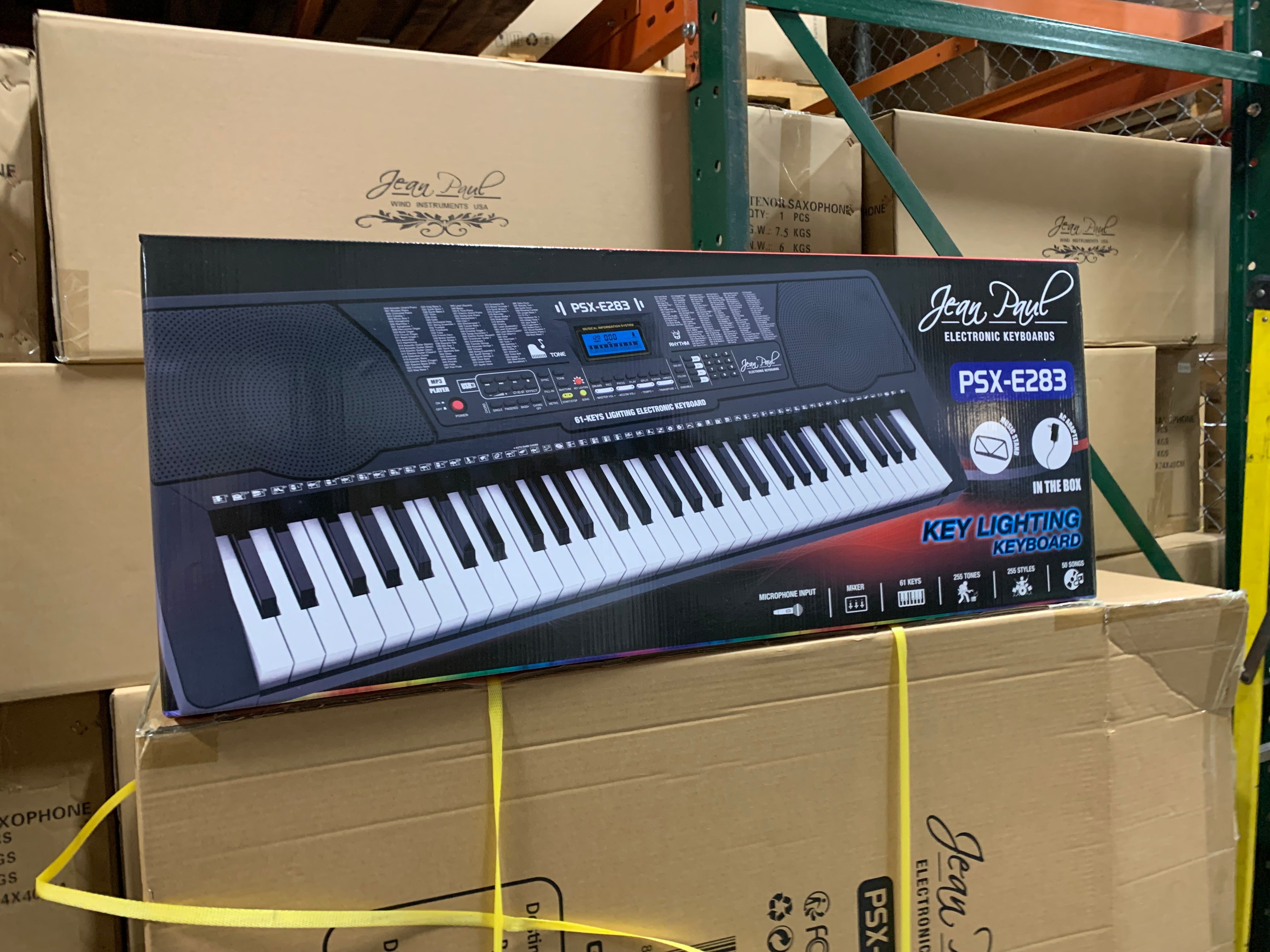 Jean Paul PSX-E283 Portable Keyboard with Key Lighting – AUDIOINCLINED.