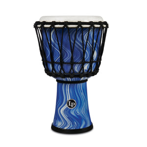 Latin Percussion World 7" Rope Circle Djembe - Blue Marble