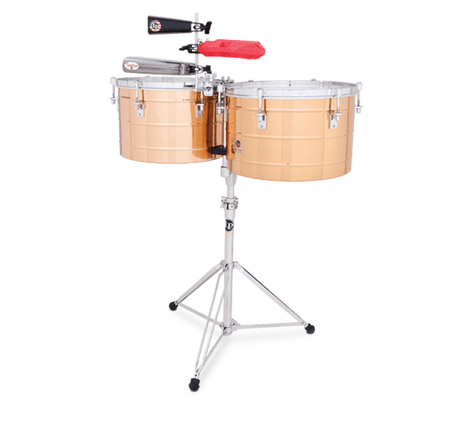 Latin Percussion Tito Puente 15" and 16" Thunder Timbales- Bronze