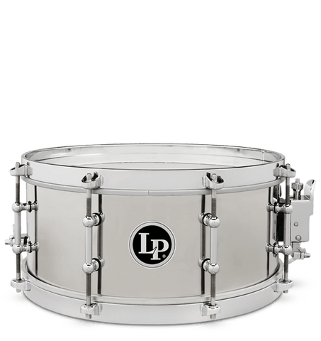 Latin Percussion Stainless Steel Salsa Snare - 5.5 x 13 inch