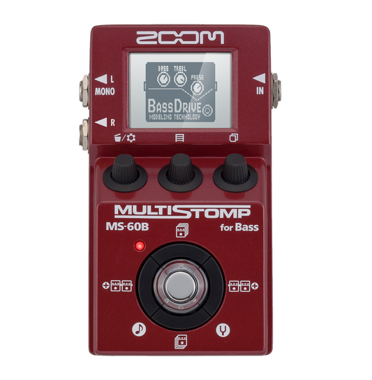 Zoom MS-60B Multistomp Bass Effects Pedal