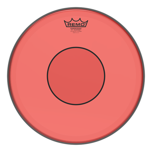 Remo Powerstroke 77 Colortone Red Snare Drumhead - 14 inch