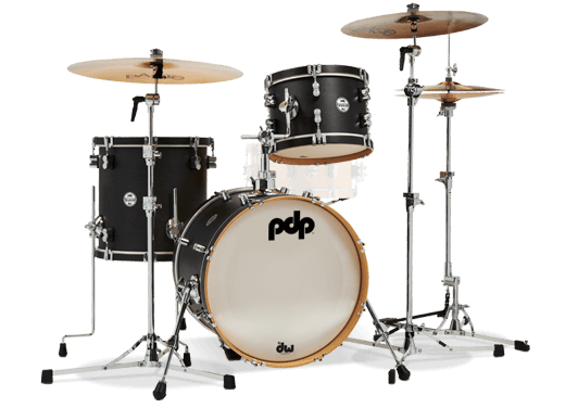 PDP Concept Maple Classic 3-piece Shell Pack with 18" Bass - Ebony Stain