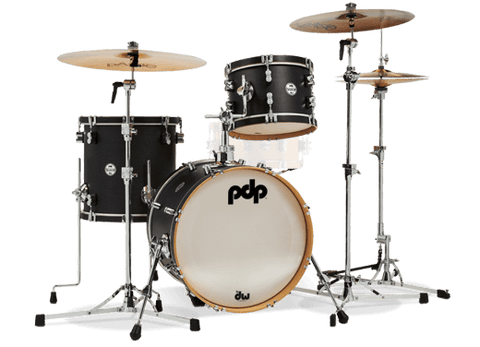 PDP Concept Maple Classic 3-piece Shell Pack with 18" Bass - Ebony Stain