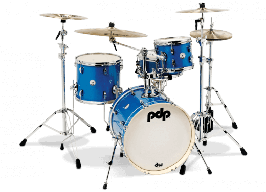 PDP New Yorker 4-piece Shell Pack - Sapphire Sparkle