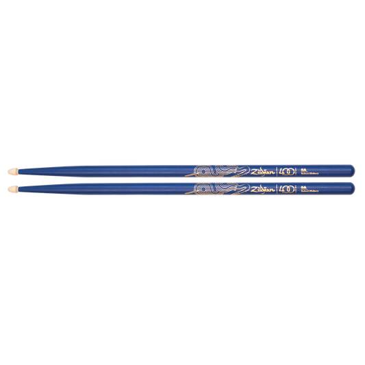 Zildjian Limited Edition 400th Anniversary 5A Acorn Blue Drumsticks JAZZ DRUMSTICKS