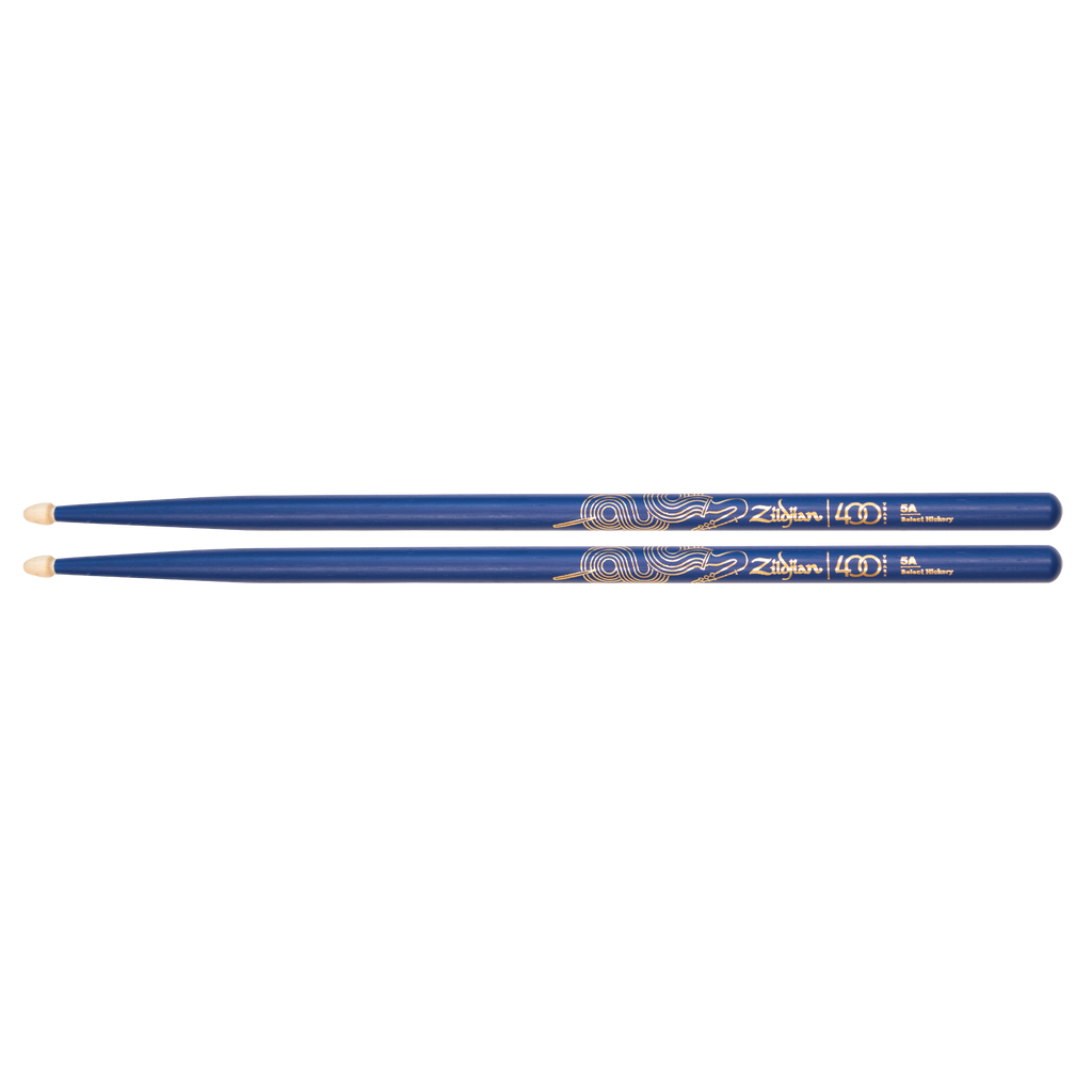 Zildjian Limited Edition 400th Anniversary 5A Acorn Blue Drumsticks JAZZ DRUMSTICKS