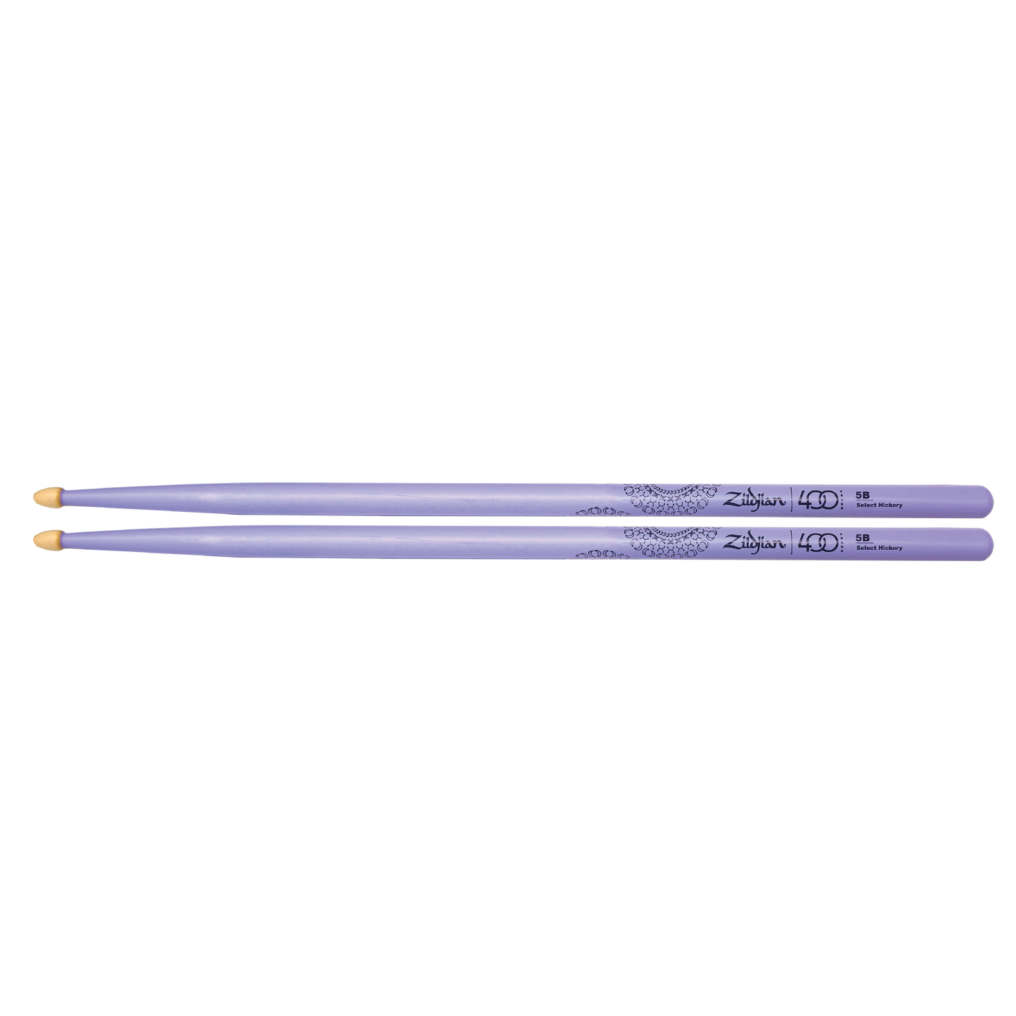 Zildjian Limited Edition 400th Anniversary 5B Acorn Purple Drumsticks