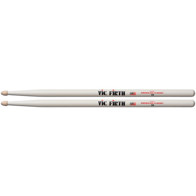 Vic Firth American Classic 5B Drumsticks - White Finish