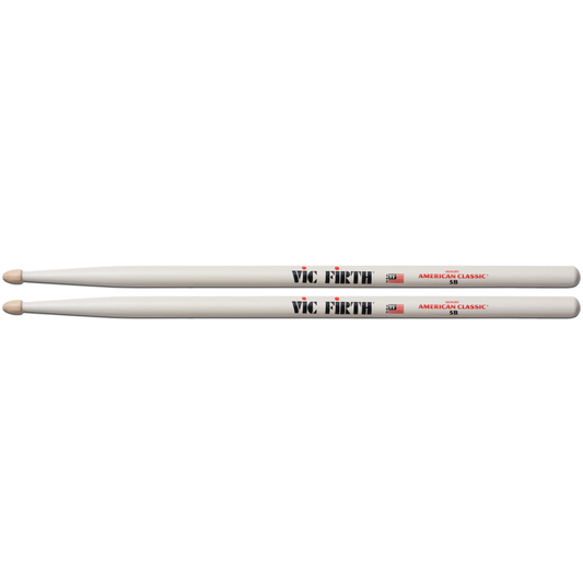 Vic Firth American Classic 5B w/ White Finish