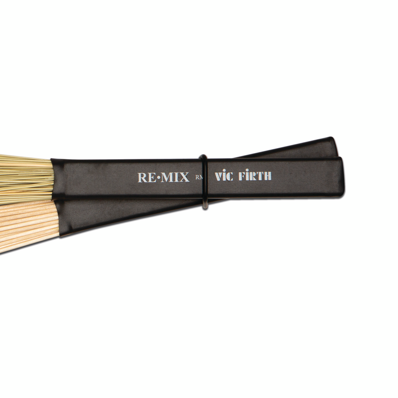 Vic Firth RE·MIX Brushes 2-Pair Combo Pack – Grass & Birch