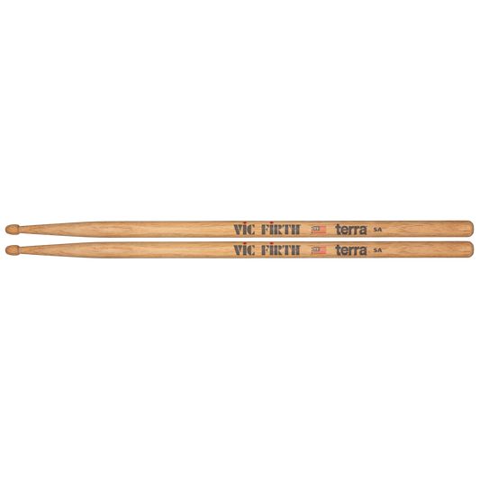 VIC FIRTH AMERICAN CLASSIC 5AT TERRA SERIES DRUMSTICKS, WOOD TIP