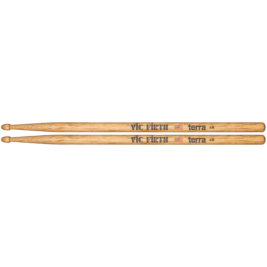 VIC FIRTH AMERICAN CLASSIC 5BTN TERRA SERIES DRUMSTICKS, NYLON TIP