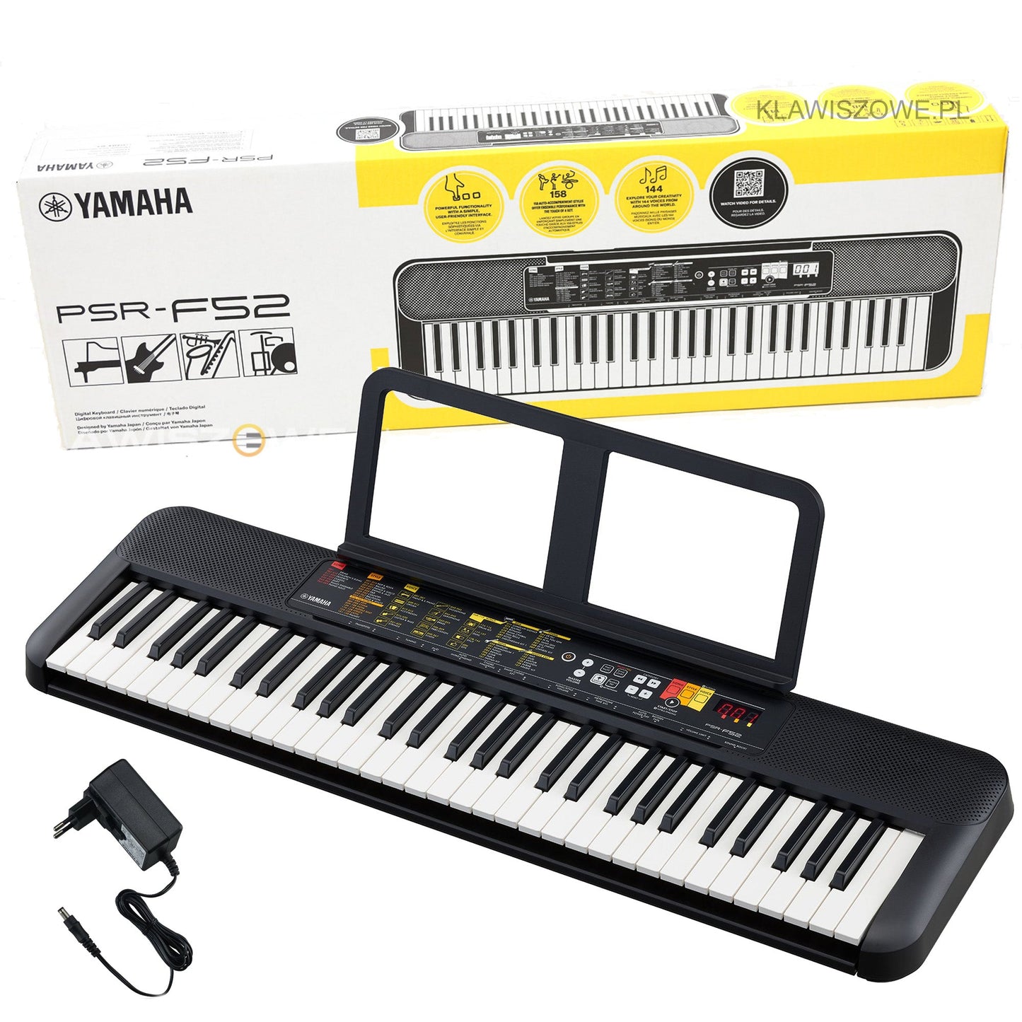 Yamaha PSRF-52 61-Key Portable Keyboard