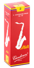 Vandoren SR273R - JAVA Red Tenor Saxophone Reeds (Pack of 5)