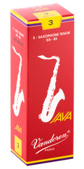 Vandoren SR273R - JAVA Red Tenor Saxophone Reeds (Pack of 5)