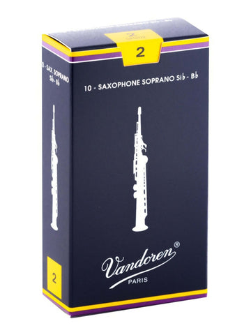 Vandoren Traditional Soprano Sax Reeds (Box of 10)