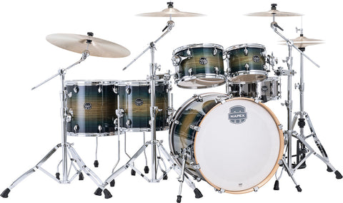 Mapex Armory 6-piece Studioease Fast Tom Shell Pack - Rainforest Burst