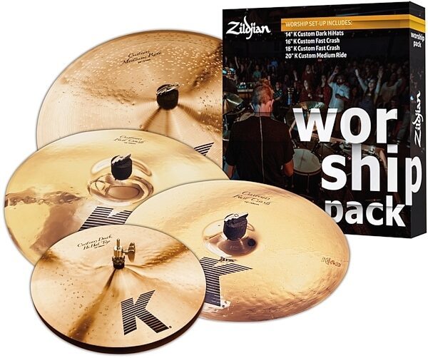 Zildjian KC0801W K Custom Worship Cymbal Pack