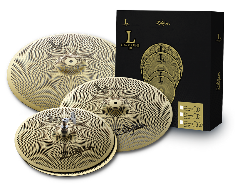 Zildjian LV468 L80 Low Volume Cymbal Pack